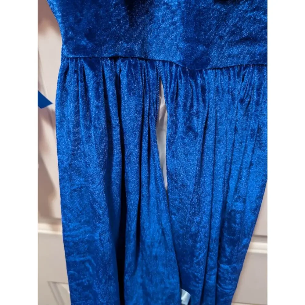 NEW! Renaissance Blue Dress Girls Medieval Princess Halloween Costume Cosplay